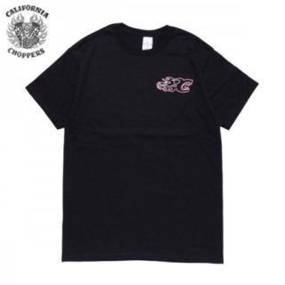 CALIFORNIA CHOPPERS / LOGO SS TEE TġBLACK