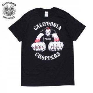 CALIFORNIA CHOPPERS / CHOPPERS FIST SS TEE TġBLACK