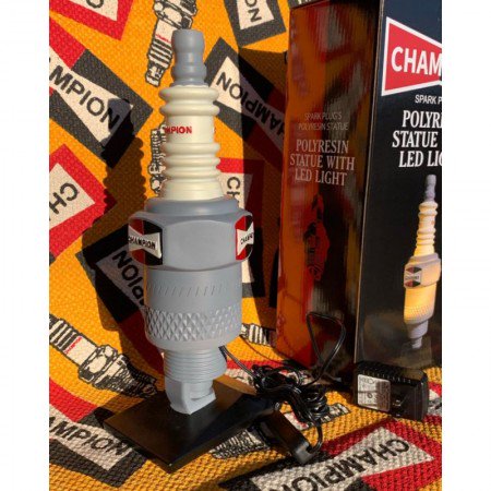 CHAMPION SPARK PLUGS / POLYRESIN STATUE WITH LED LIGHT チャンピオンスパークプラグ・LEDオブジェ  - 【FREEWAY】フリーウェイ 茨城県坂東市にあるセレクトショップ