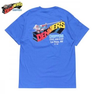 DENVERS CHOPPERS/ǥСåѡ SS POCKET TEE/ݥåTġBLUE