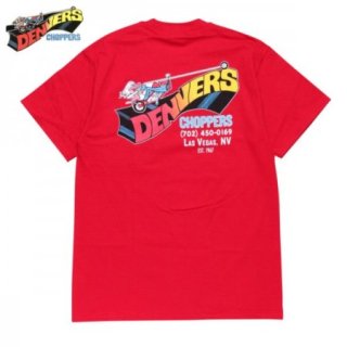 DENVERS CHOPPERS/ǥСåѡ SS POCKET TEE/ݥåTġRED