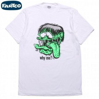 FARTCO. / WHY ME SS TEE / TġWHITE