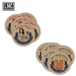 LOSERMACHINEPABST BLUE RIBBON BEER /롼ޥߥѥ֥ȥ֥롼ܥ BAR TOP COASTERS/10PK