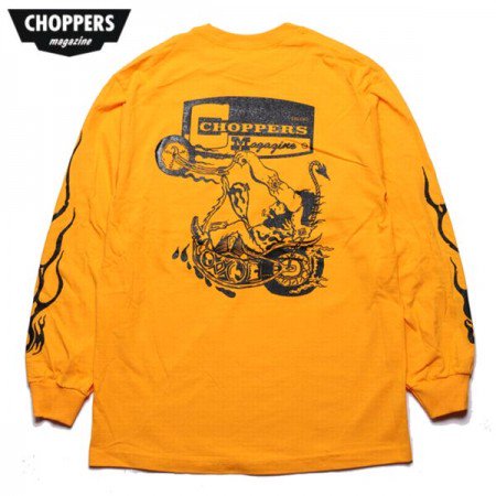 CHOPPERS MAGAZINE/チョッパーズマガジン CHOPPER WHEELIE LS TEE