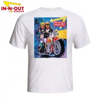 IN-N-OUT BURGER/󡦥ɡȡС 1994 YOUTH MOTORCYCLE TEE /TġWHITE