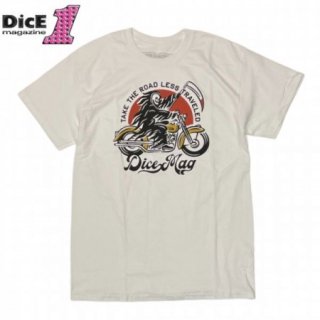 DICE MAGAZINE/ޥ TAKE THE ROAD LESS TRAVELED TEE/TġWHITE