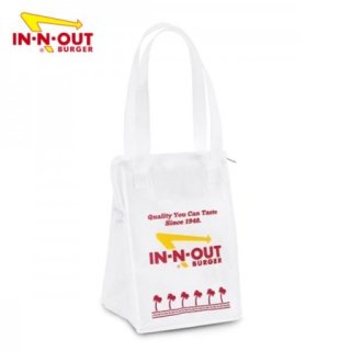 IN-N-OUT BURGER/イン・アンド・アウト・バーガー WHITE LUNCH TOTE/ランチトートバッグ