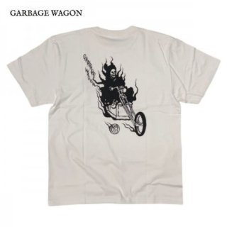 GARBAGE WAGON/١若 REAPER TRIKE SS TEE/TġWHITE