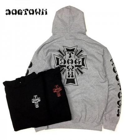 DOGTOWN/ドッグタウン CROSS SLEEVE HOODIE/プルオーバーパーカー