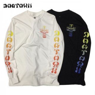 DOGTOWN/ɥå CROSS SLEEVE FADE LS T-SHIRT/󥰥꡼Tġ2color