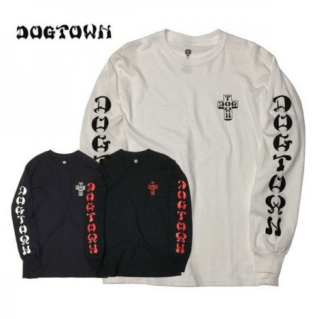 DOGTOWN/ドッグタウン CROSS SLEEVE LS T-SHIRT/ロングスリーブTシャツ・3color - 【FREEWAY】フリーウェイ  茨城県坂東市にあるセレクトショップ