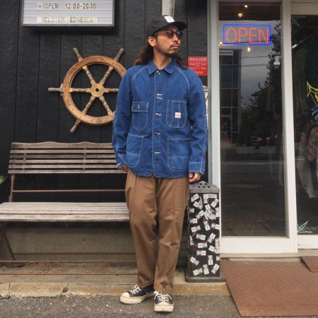 PAYDAY/ペイデイ BASIC COVERALL JACKET/カバーオール・INDIGO