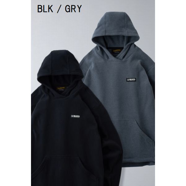 BLUCO WORK GARMENT/ブルコ MICRO FLEECE HOODIE/マイクロフリース