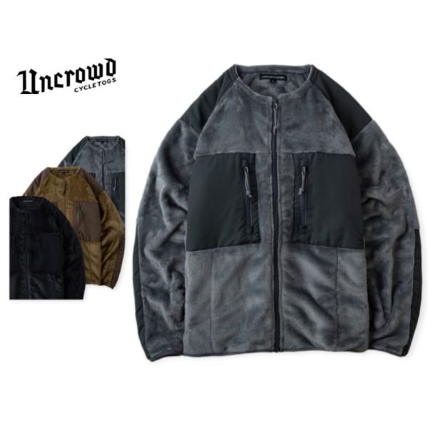 UNCROWD/アンクラウド MILITARY FLEECE JACKET/ミリタリーフリース