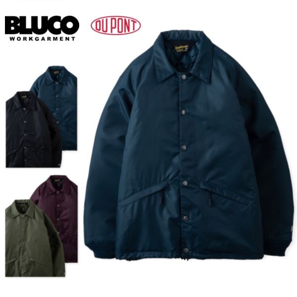 BLUCO WORK GARMENT/ブルコ QUILTING COACH JACKET/キルティングコーチジャケット OL-051-022・4color  - 【FREEWAY】フリーウェイ 茨城県坂東市にあるセレクトショップ