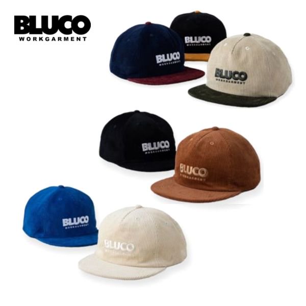 BLUCO WORK GARMENT/ブルコ CORDUROY CAP -LOGO-/コーデュロイキャップ OL-603-022・7color -  【FREEWAY】フリーウェイ 茨城県坂東市にあるセレクトショップ