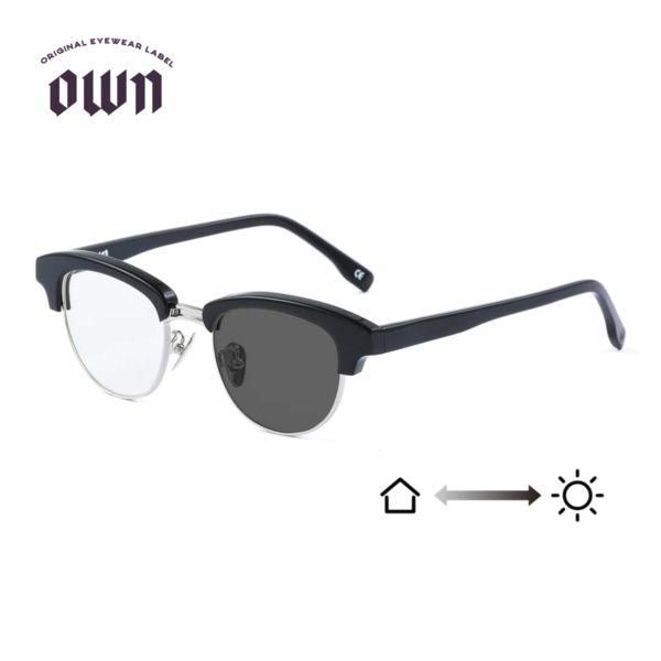 OWN / オウン ＃08 調光レンズ クリア→グレー OWN/オウン #08 BLACK / CLEAR to GREY（調光レンズ