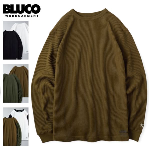 BLUCO WORK GARMENT/ブルコ 2PAC THERMAL SHIRTS -SET IN-/サーマルシャツ  OL-014-022・3color