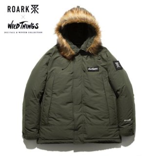 <img class='new_mark_img1' src='https://img.shop-pro.jp/img/new/icons15.gif' style='border:none;display:inline;margin:0px;padding:0px;width:auto;' />ROARK x WILDTHINGS/ロアーク MONSTER N-3B/ダウンジャケット・ARMY