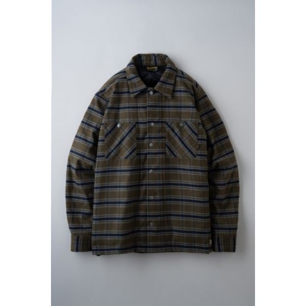 BLUCO WORK GARMENT/ブルコ QUILTING FLANNEL SHIRTS/キルティング