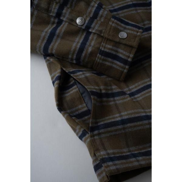 BLUCO WORK GARMENT/ブルコ QUILTING FLANNEL SHIRTS/キルティングネルシャツ OL-046-022