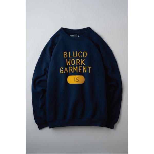 BLUCO WORK GARMENT/ブルコ SWEATSHIRTS -COLLEGE-/スウェットシャツ OL-912-022