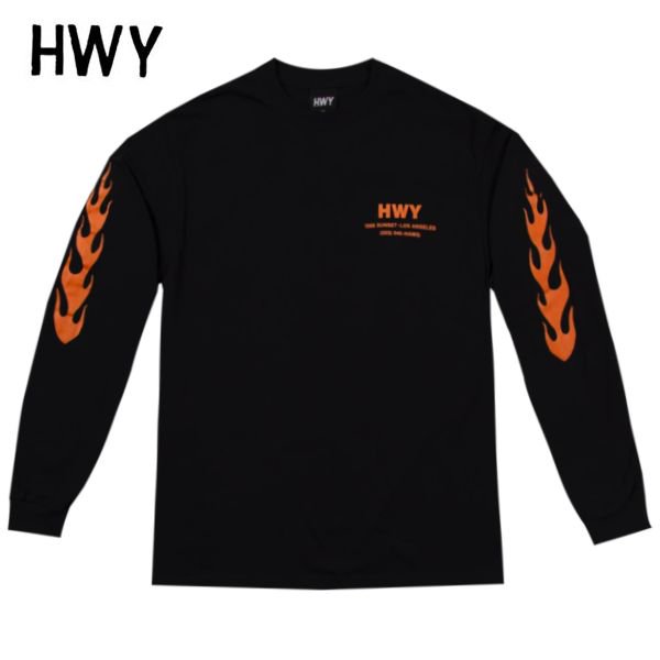 HWY/ハイウェイ HAWG LS T-SHIRT/ロングスリーブTシャツ・BLACK