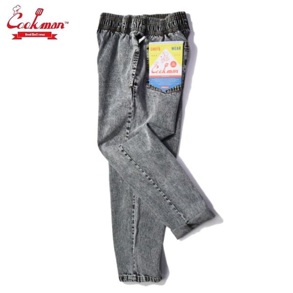 COOKMAN/クックマン Chef Pants/シェフパンツ・Snow Washed Denim Black