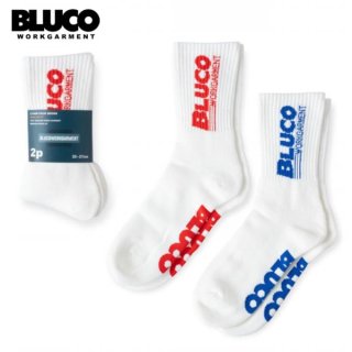 BLUCO WORK GARMENT/ブルコ 2-PAC SOX -Logo-/ソックス 1402・2足セット