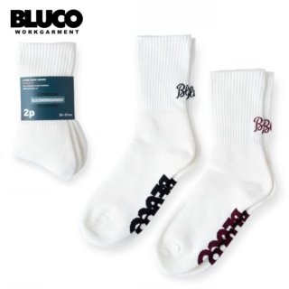 BLUCO WORK GARMENT/ブルコ 2-PAC SOX -Embroidery-/ソックス 1405・2足セット