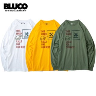 BLUCO WORK GARMENT/ブルコ PRINT LS TEE -The Mark-/ロングスリーブTシャツ 1206・3color