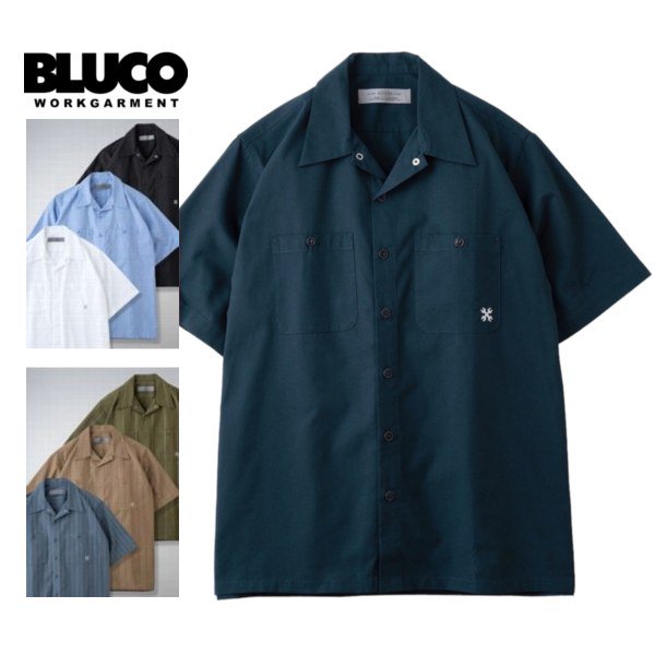 BLUCO WORK GARMENT/ブルコ STANDARD WORK SHIRT SS/ワークシャツ(半袖) 0108