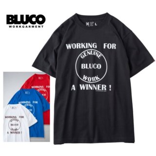 <img class='new_mark_img1' src='https://img.shop-pro.jp/img/new/icons15.gif' style='border:none;display:inline;margin:0px;padding:0px;width:auto;' />BLUCO WORK GARMENT/ブルコ PRINT TEE -Winner-/Tシャツ 1203・4color