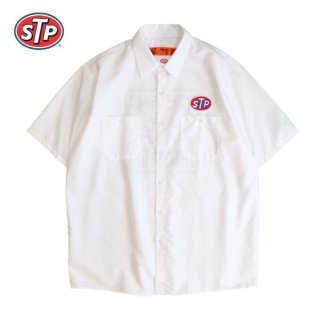 STP/エスティーピー REDKAP GAS WORK SHIRTS/ワークシャツ(半袖)・WHITE