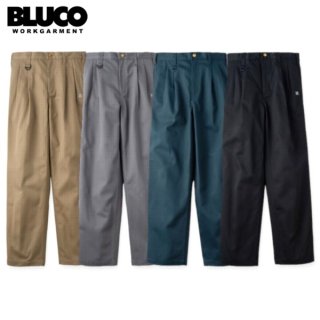 BLUCO WORK GARMENT/ブルコ 2TAC WORK PANTS/2タックワークパンツ 0064・4color