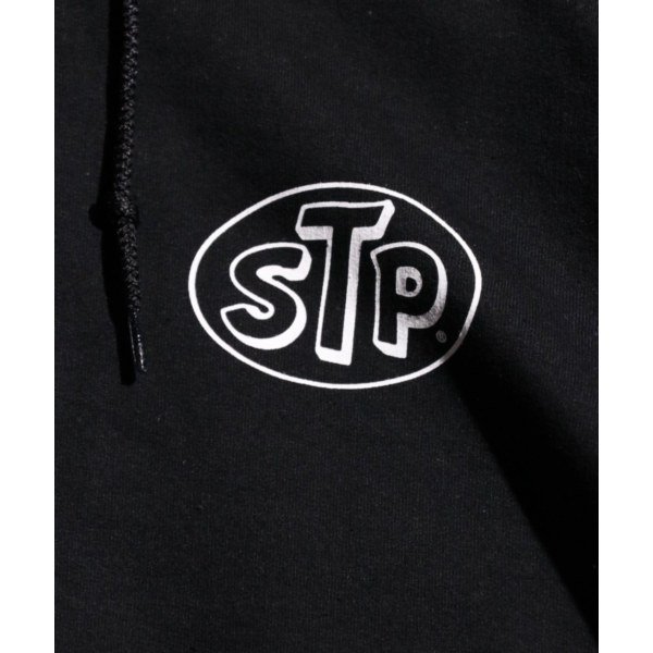 STP/エスティーピー CHECKER LOGO ZIP-UP HOODIE|ジップアップ