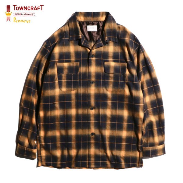 TOWNCRAFT/タウンクラフト OMBRE W-FLAP 50S SHIRTS/オンブレー 