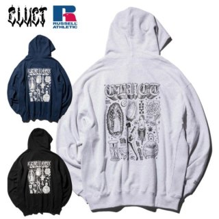 CLUCT×MIKE GIANT×RUSSELL/クラクト #J[HOODIE] フーディー 04720・3color