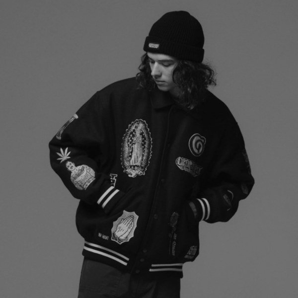 15th ANNIVERSARY CLUCT×MIKE GIANT/クラクト VARSITY JACKET