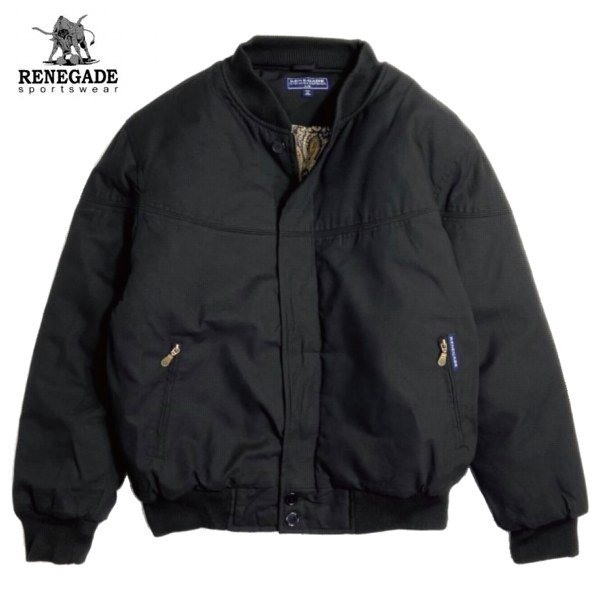 RENEGADE Derby jacket XL ダービージャケットカラーブラック