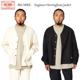 BIG MIKE/ビッグマイク Engineer Herringbone Jacket/エンジニア ヘリンボーンジャケット 102416001・2color