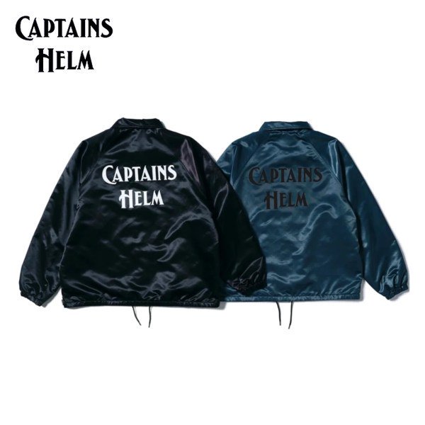 CAPTAINS HELM/キャプテンズヘルム #LOGO COACH JACKET/コーチジャケット CH24-SS-J01・2color |  高密度ナイロン生地を使用したオリジナルボディー製作 - 【FREEWAY】 茨城県坂東市にあるセレクトショップ