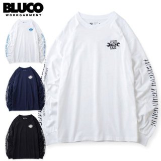 <img class='new_mark_img1' src='https://img.shop-pro.jp/img/new/icons15.gif' style='border:none;display:inline;margin:0px;padding:0px;width:auto;' />BLUCO WORK GARMENT/֥륳 PRINT L/S TEE -WORKIN CLASS EYES-/󥰥꡼T 141-12-0014color