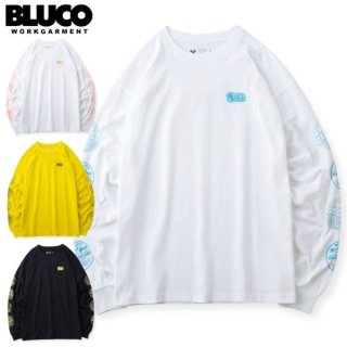 <img class='new_mark_img1' src='https://img.shop-pro.jp/img/new/icons15.gif' style='border:none;display:inline;margin:0px;padding:0px;width:auto;' />BLUCO WORK GARMENT/֥륳 PRINT L/S TEE -OLD LOGO-/󥰥꡼T 141-12-0024color