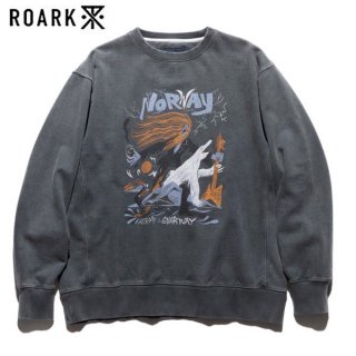 <img class='new_mark_img1' src='https://img.shop-pro.jp/img/new/icons15.gif' style='border:none;display:inline;margin:0px;padding:0px;width:auto;' />ROARK REVIVAL/ХХ GNARWAY CREW SWEAT/롼ͥååȡGREYRSWJ1052-GRY