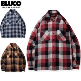 <img class='new_mark_img1' src='https://img.shop-pro.jp/img/new/icons15.gif' style='border:none;display:inline;margin:0px;padding:0px;width:auto;' />BLUCO/ブルコ BUFFALO CHECK FLANNEL SHIRTS/バッファロ〖チェックフランネルシャツ(墓碌) 145-11-048ˇ3color