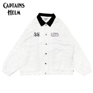 <img class='new_mark_img1' src='https://img.shop-pro.jp/img/new/icons15.gif' style='border:none;display:inline;margin:0px;padding:0px;width:auto;' />CAPTAINS HELM/ץƥ󥺥إ #38 LOGO DENIM COACH JKT/ǥ˥ॳ㥱åCH25-SS-J01 WHITE DENIM