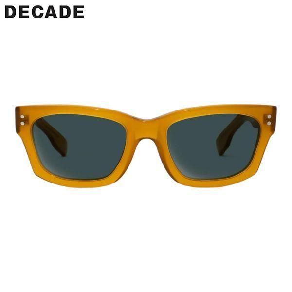 DECADE ディケイド サングラス MILTON 60s DECADE MILTON 60s サングラス | BUTTERSCOTCH/GREEN