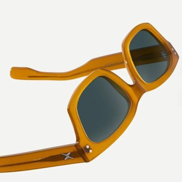 DECADE MILTON 60s サングラス | BUTTERSCOTCH/GREEN