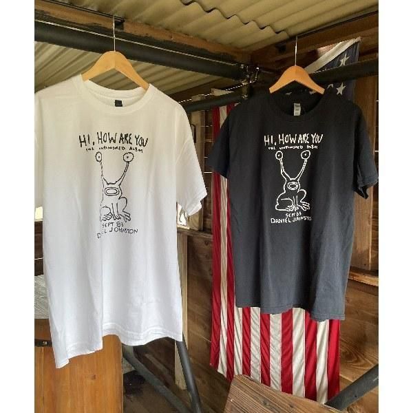 ダニエルジョンストン Tシャツ XL Hanes ダニエル・ジョンストン And He Couldn't Feel Tシャツ ホワイト